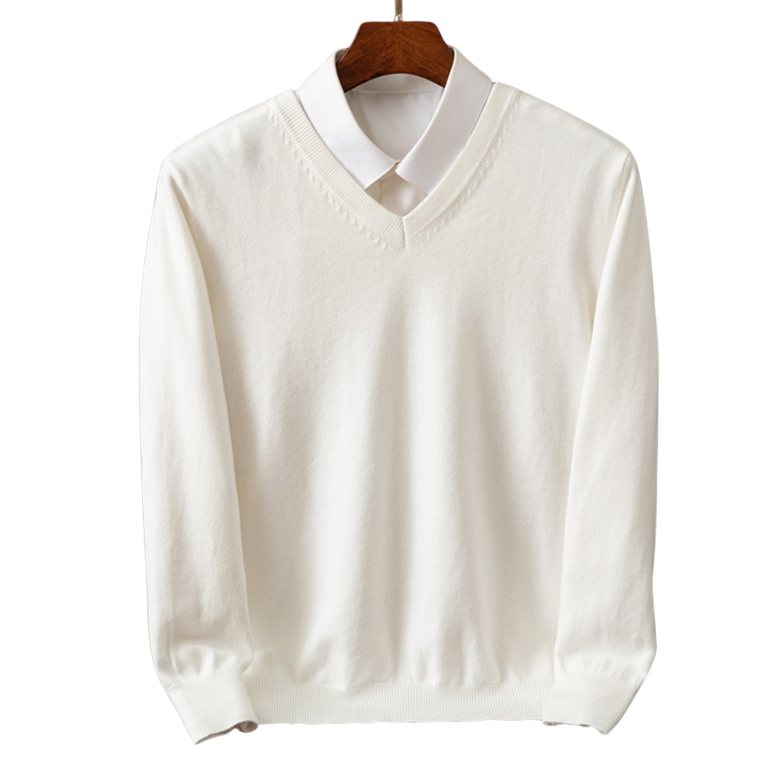 Belmiro - Pull Col V pour Hommes