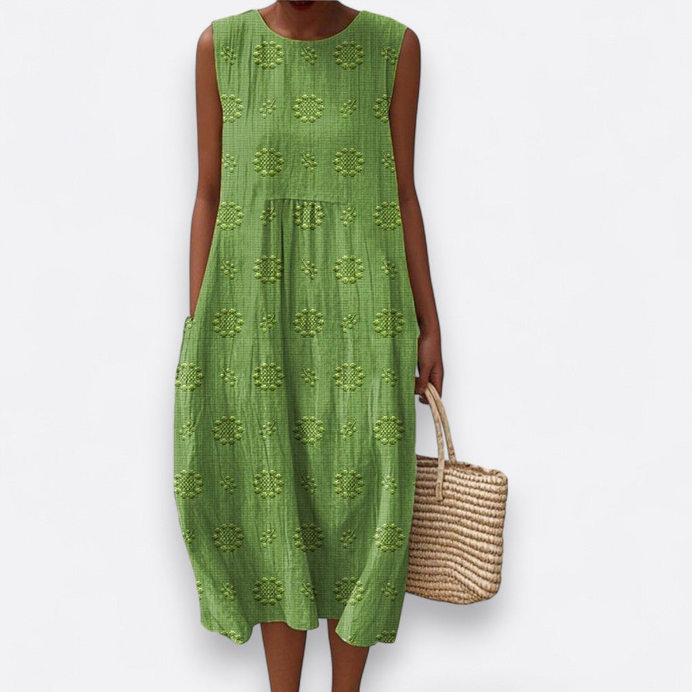 Franca - Robe en coton sans manches