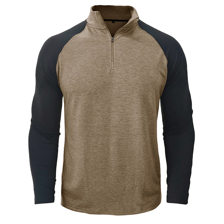 Chemise en coton avec col montant