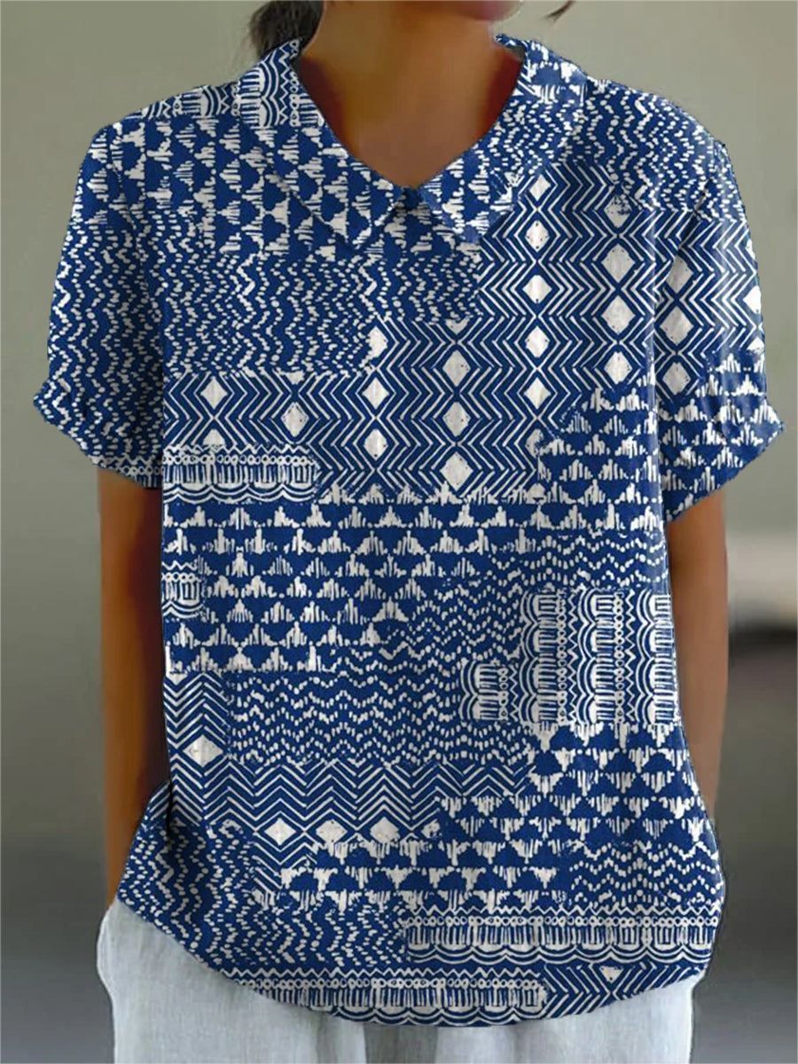 Ana - Chemise avec Imprimé Tribal