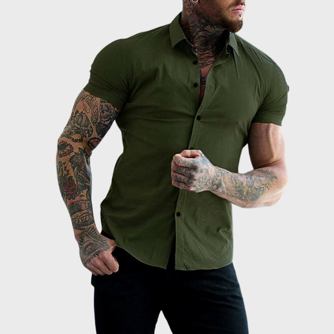 Ricardo - Chemise à Manches Courtes Slim
