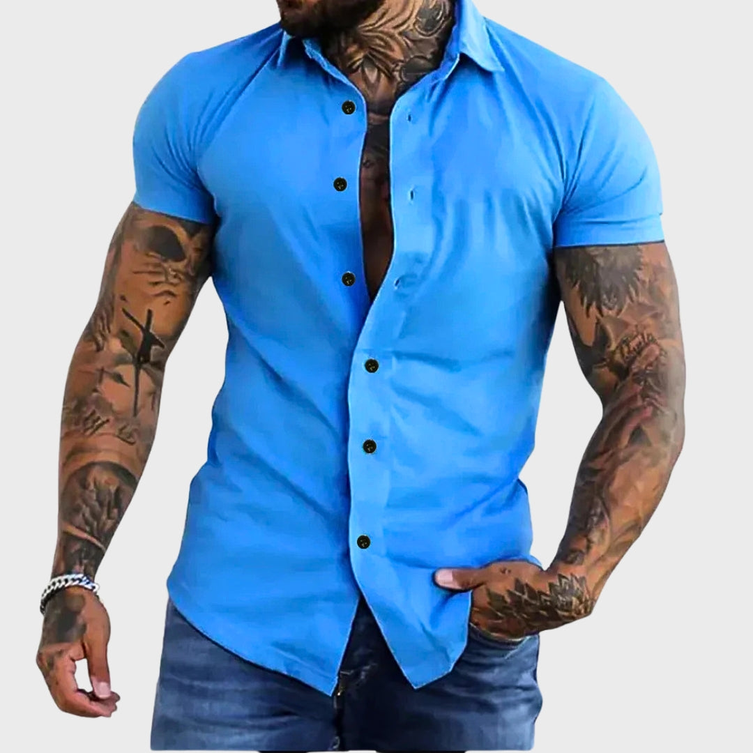 Ricardo - Chemise à Manches Courtes Slim