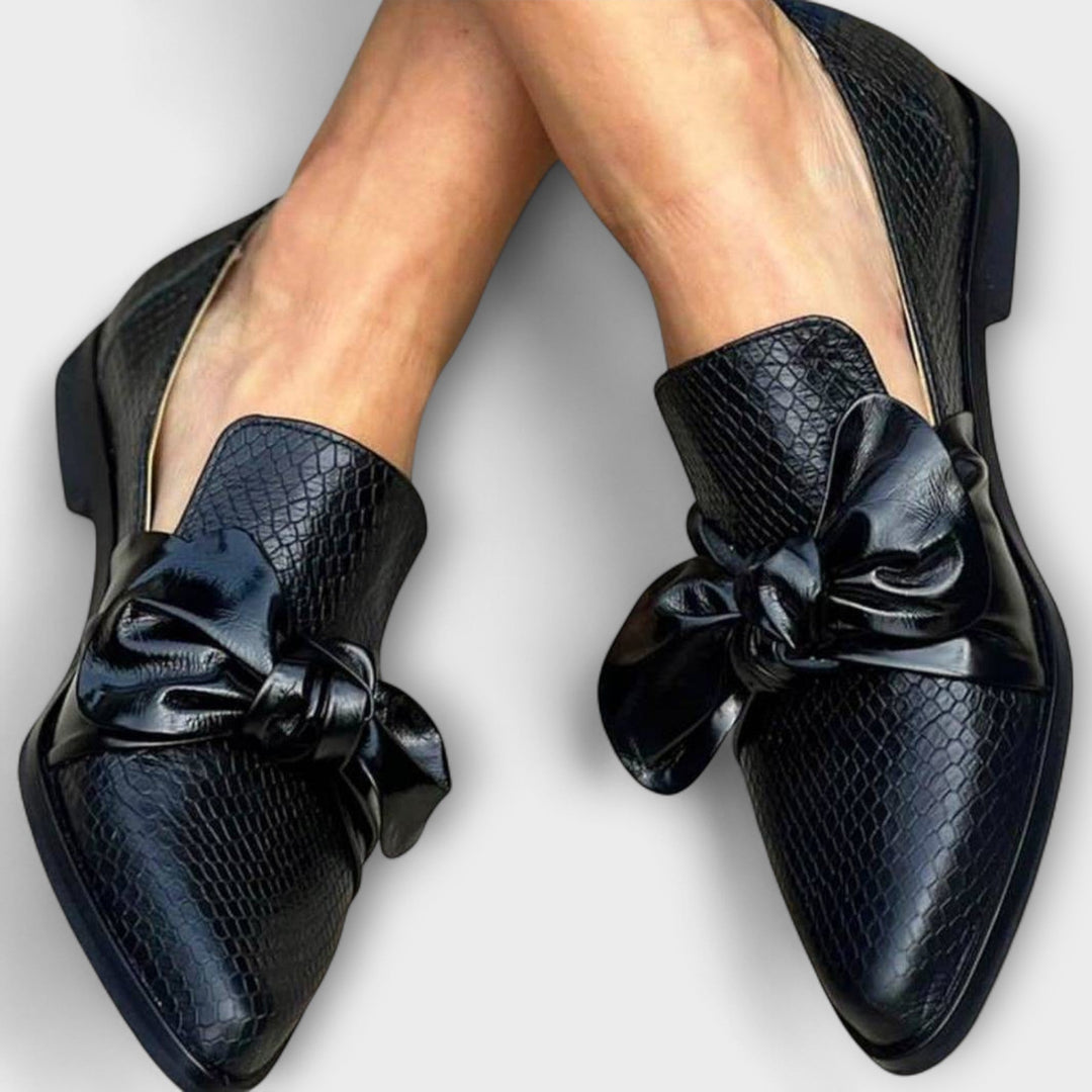Cláudia - Mocassin avec Nœud Décoratif