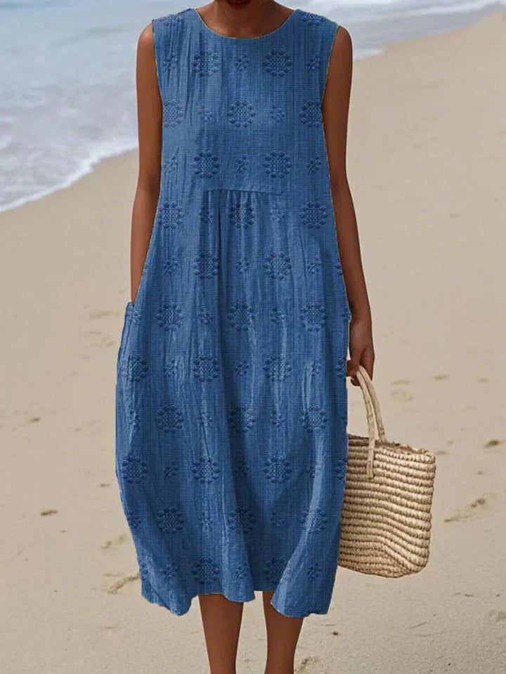 Franca - Robe en coton sans manches