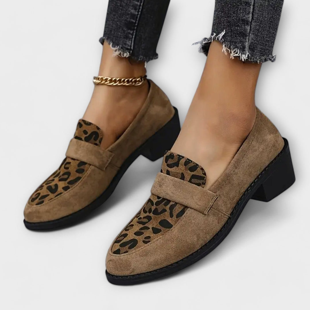 Chaussures élégantes pour femmes avec motif léopard