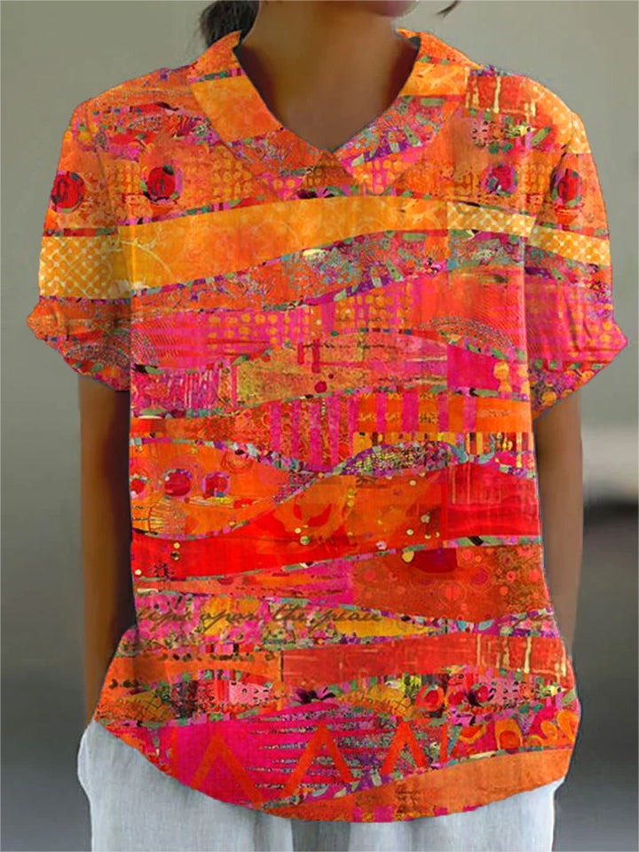 Isa - Chemise avec Imprimé Abstrait