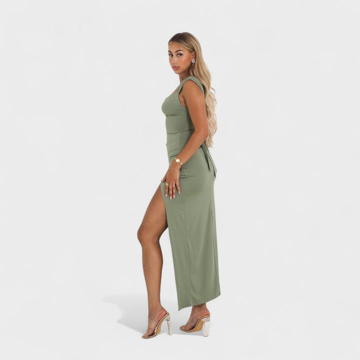Sarela - Robe longue dos nu