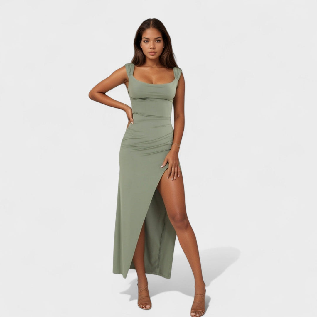 Sarela - Robe longue dos nu