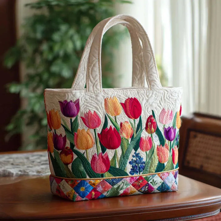 Sac Acolché - Jardin de Tulipes