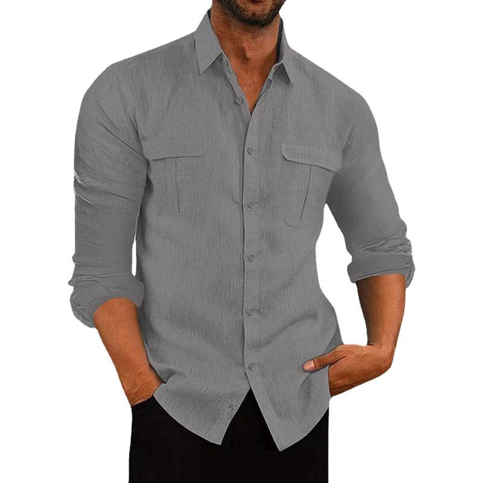 Chemise à Boutons - Tissu Respirant