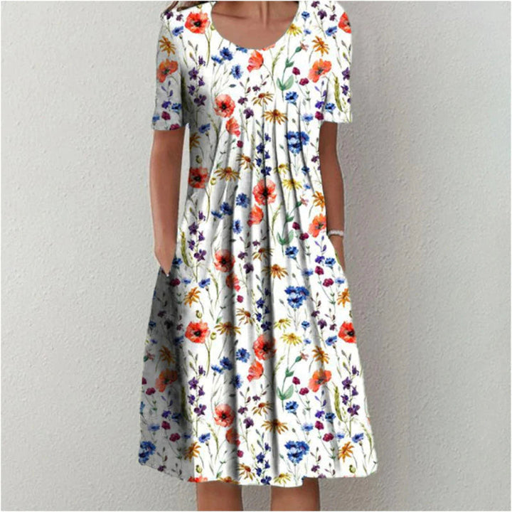 Marta - Robe Midi à Volants