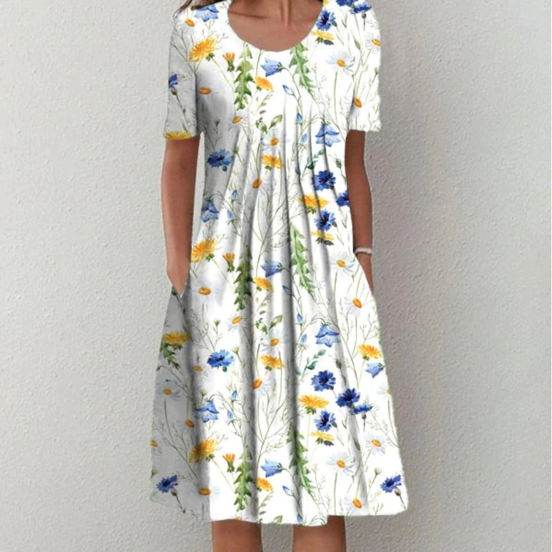 Marta - Robe Midi avec Couches