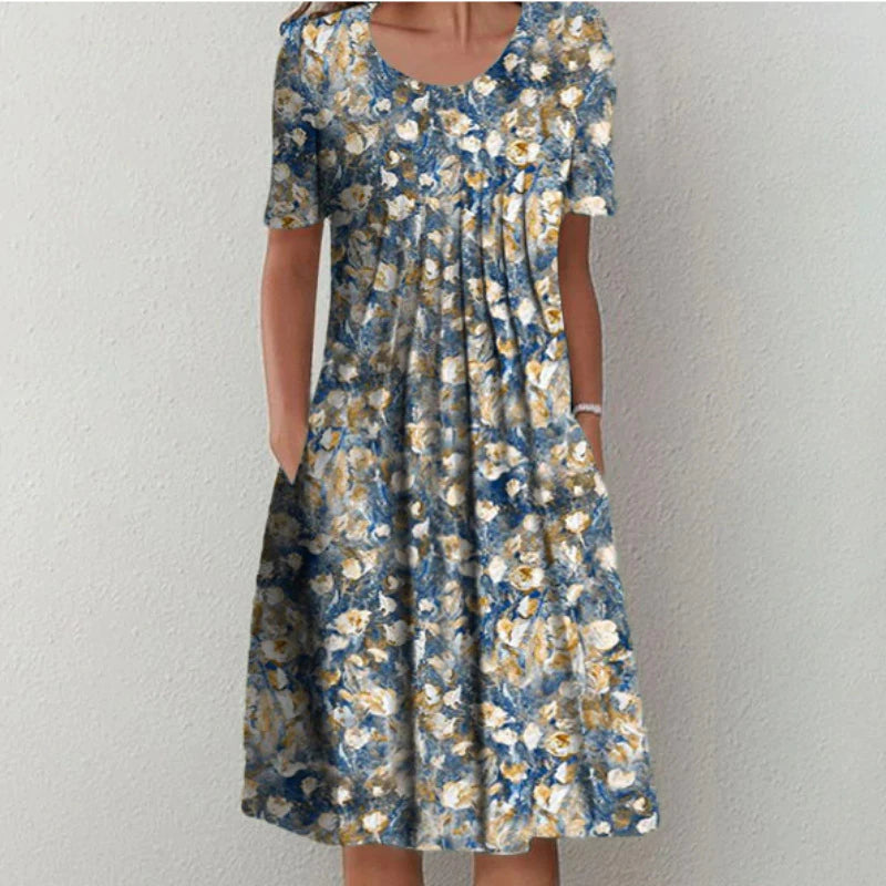 Marta - Robe Midi à Volants