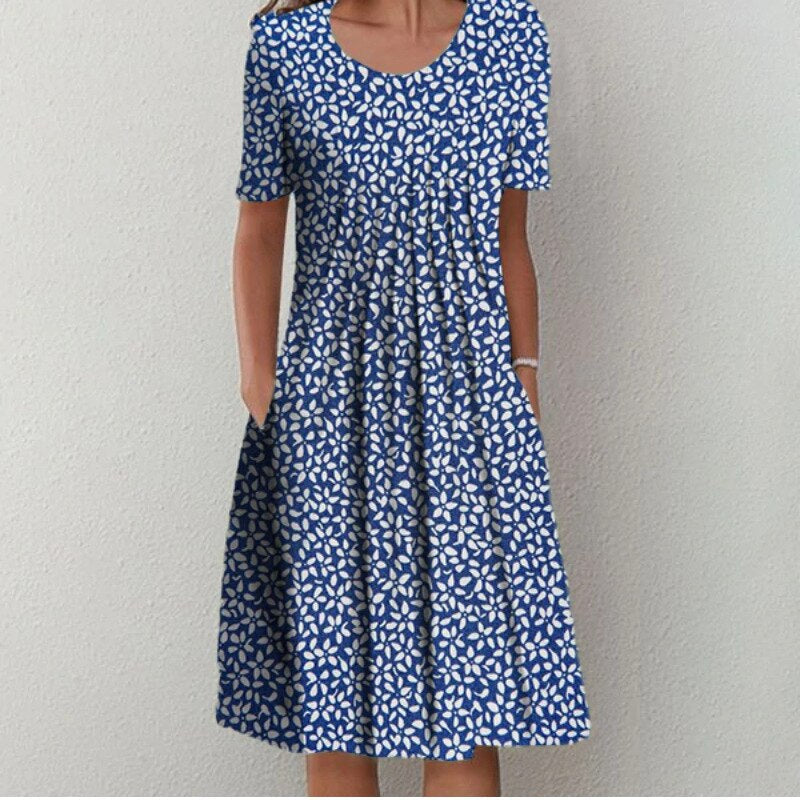 Marta - Robe Midi avec Couches