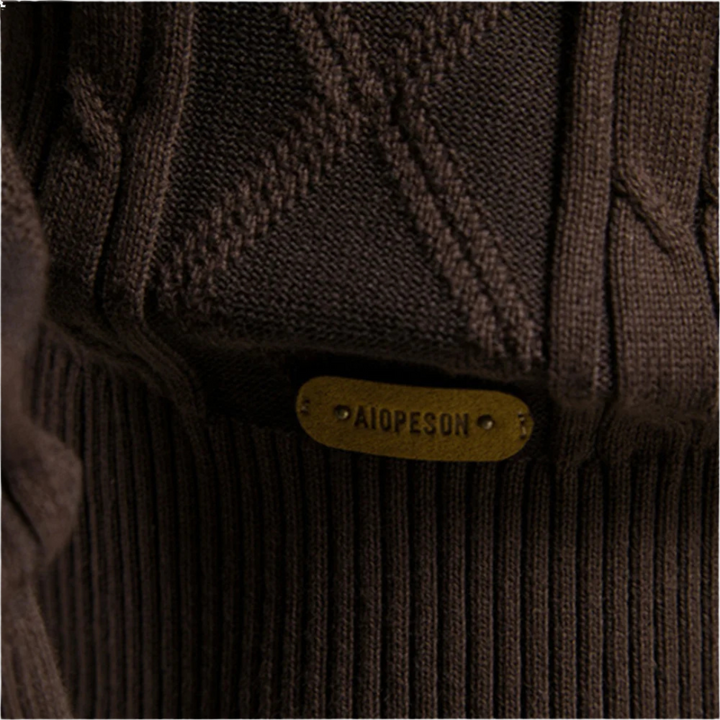 Francisco - Cardigan Argyle Mélange Doux