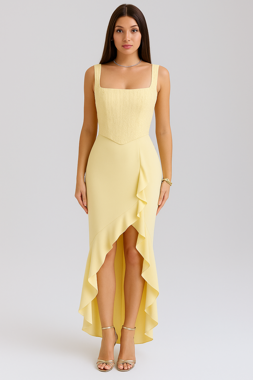 Bela - Robe Corset en Satin