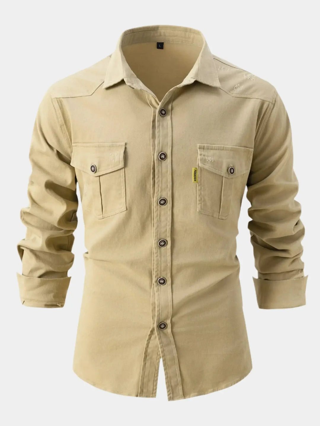 Chemise en Mélange de Denim - Boutons