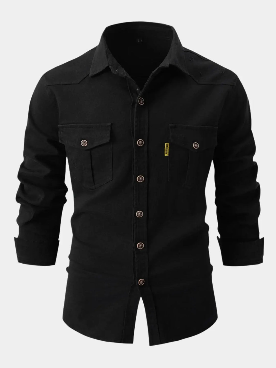 Chemise en Mélange de Denim - Boutons