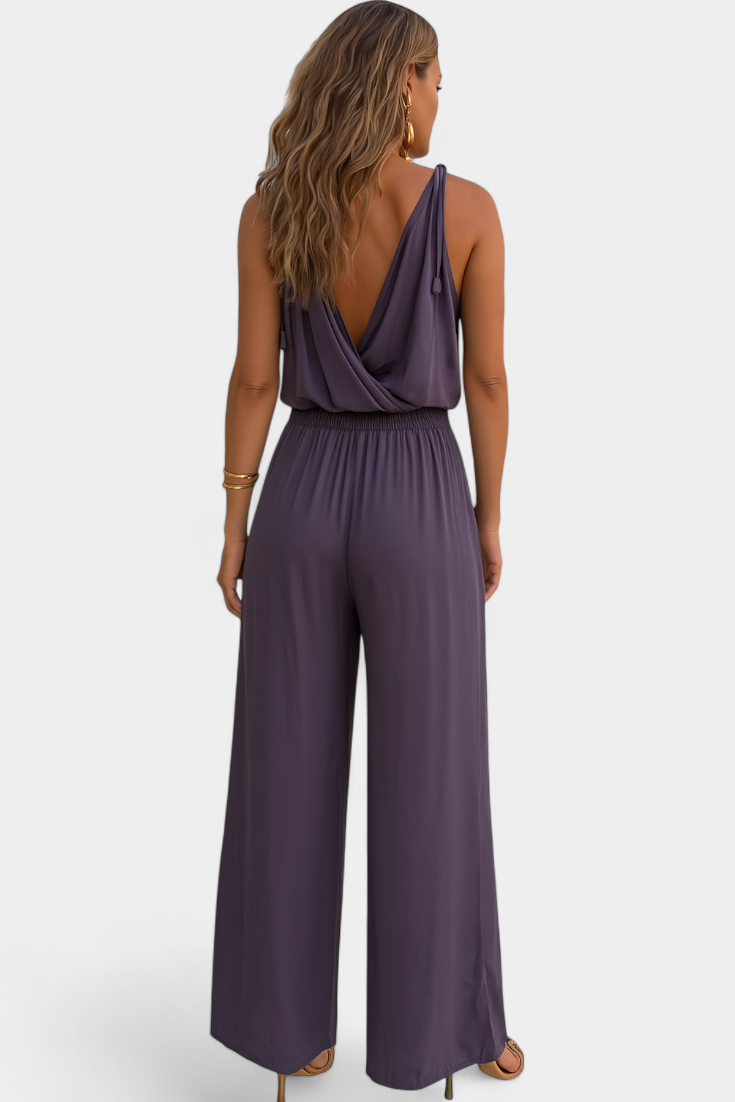 Lorena - Robe Mono Détails Dorés