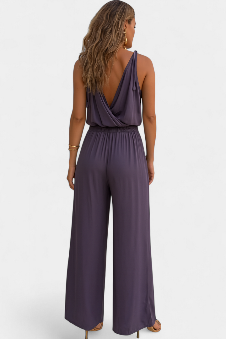 Lorena - Robe Mono Détails Dorés