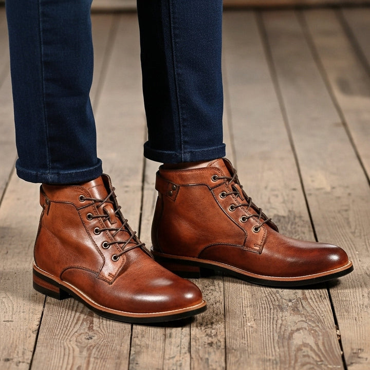 Caio - Bottes Rétro à Bout Rond