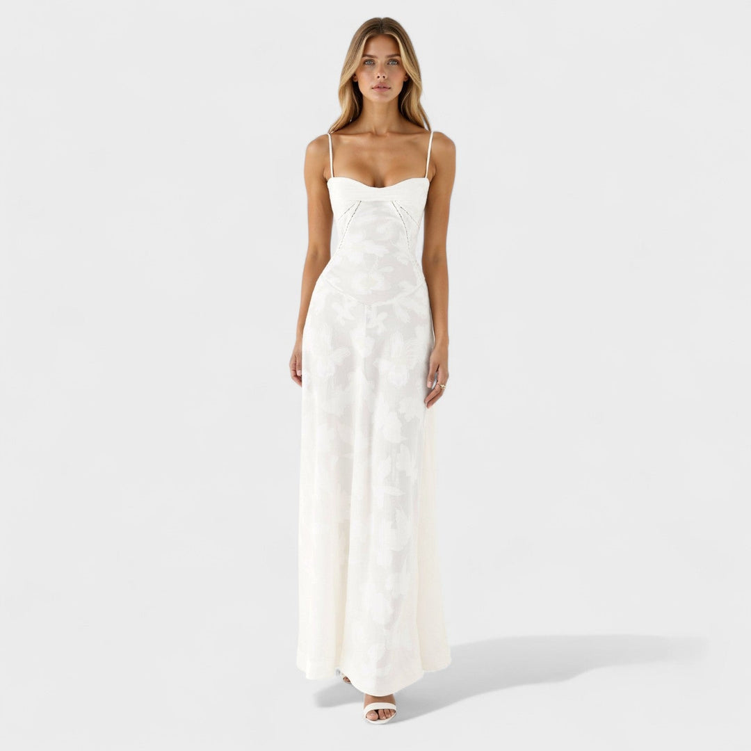 Verona - Robe maxi en dentelle florale