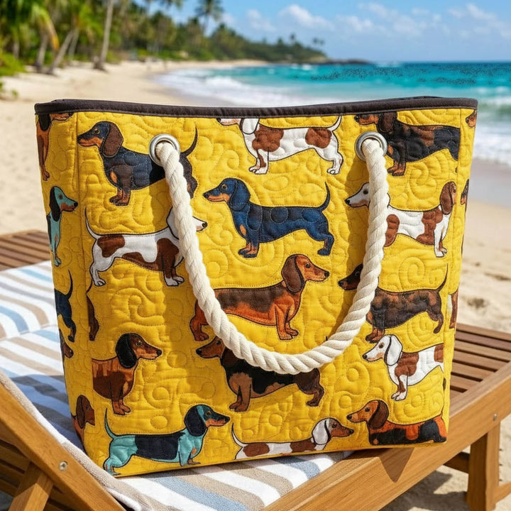 Sac de Plage Fait Main | Teckel