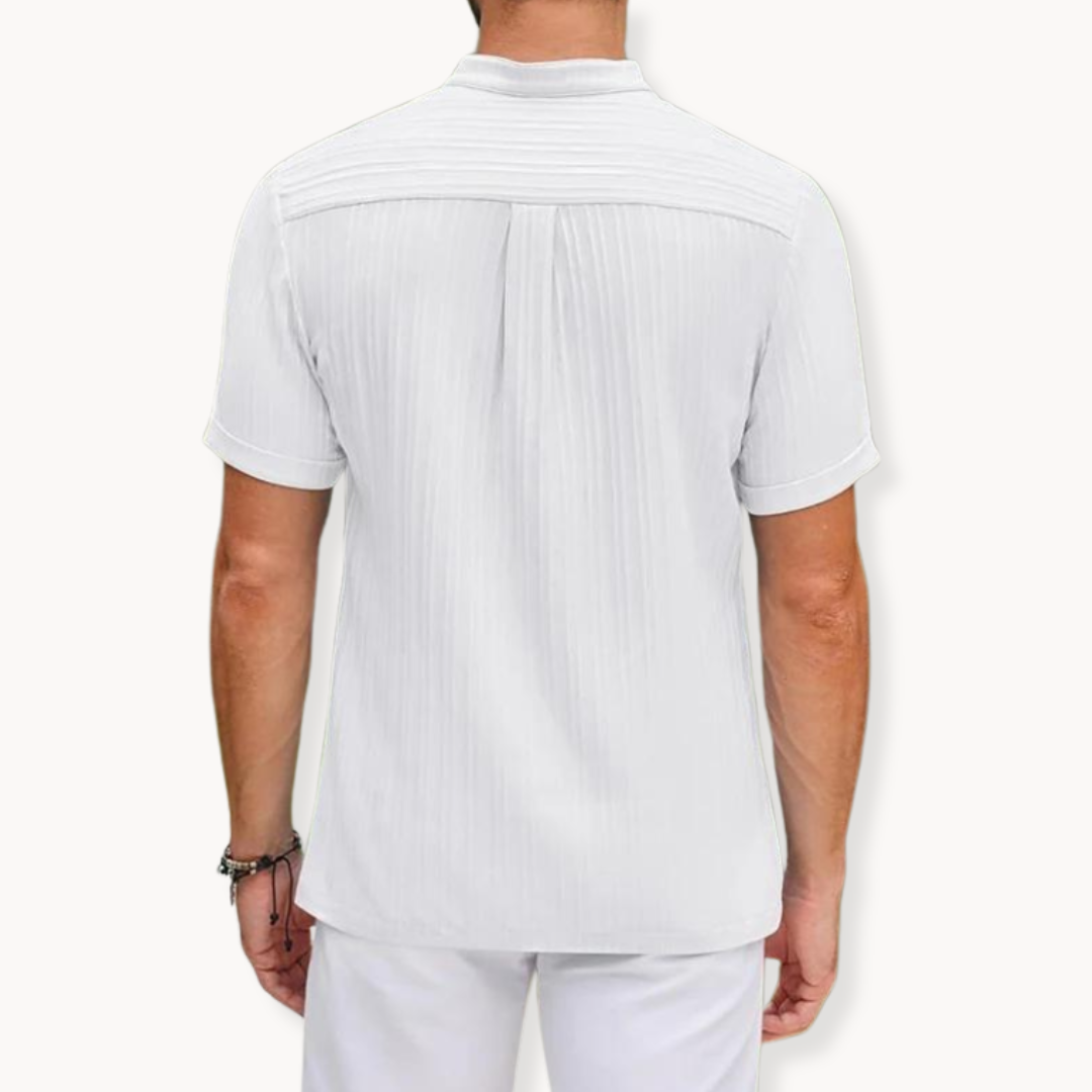 Chemise Henley - Placket Court Boutons