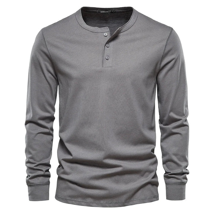 Chemise Henley - Mélange Doux Respirant