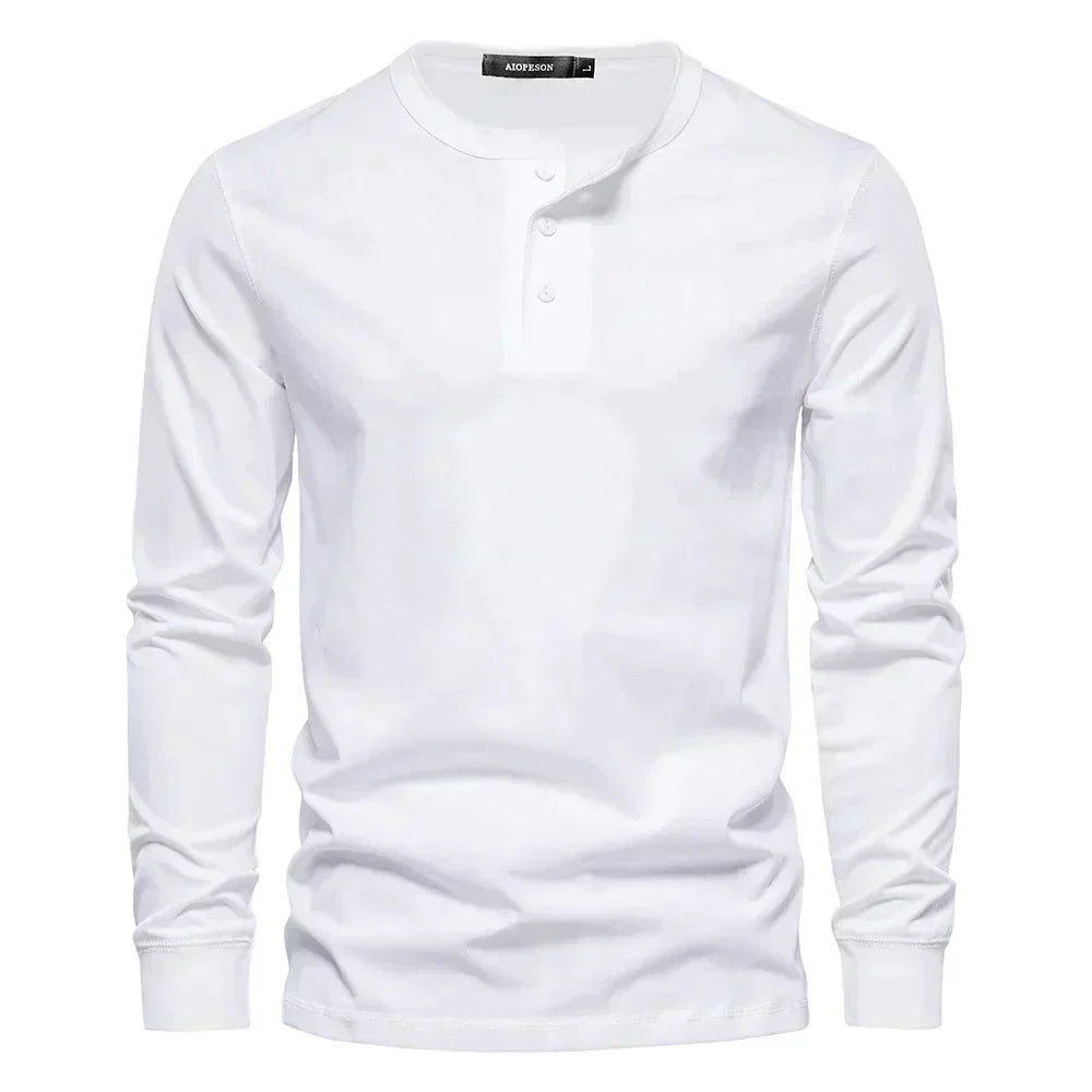 Chemise Henley - Mélange Doux Respirant