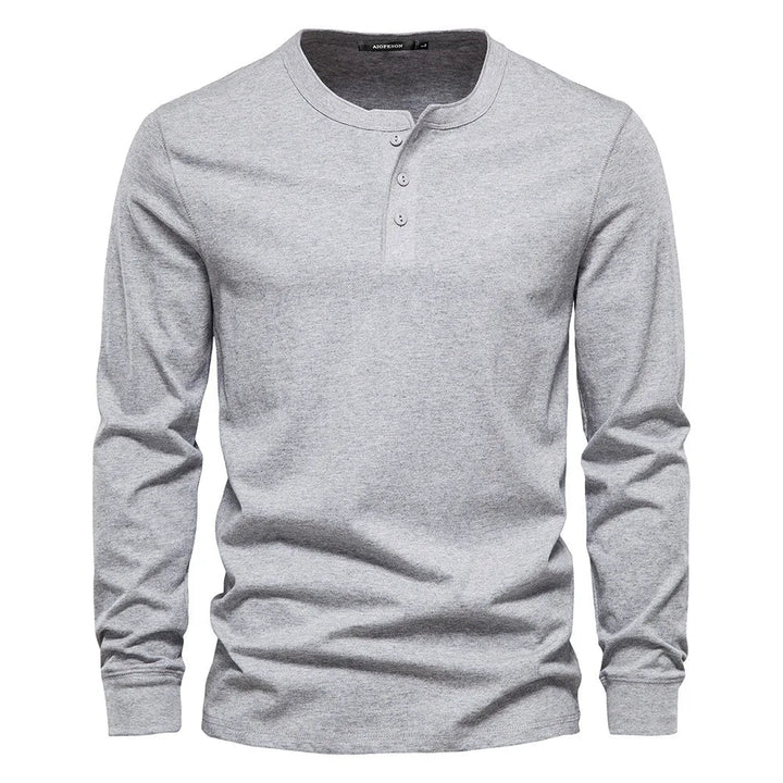Chemise Henley - Mélange Doux Respirant