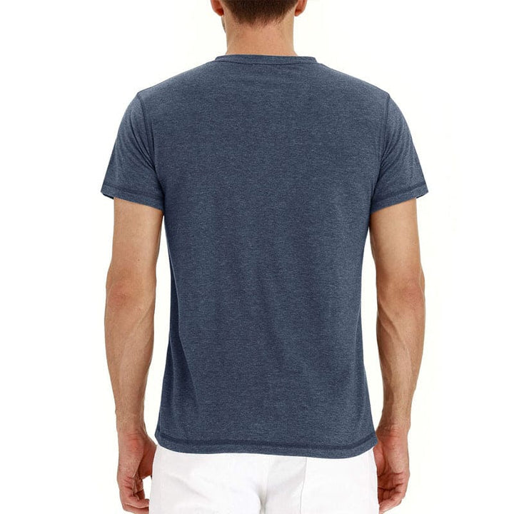 T-Shirt Henley - Maille Douce Col