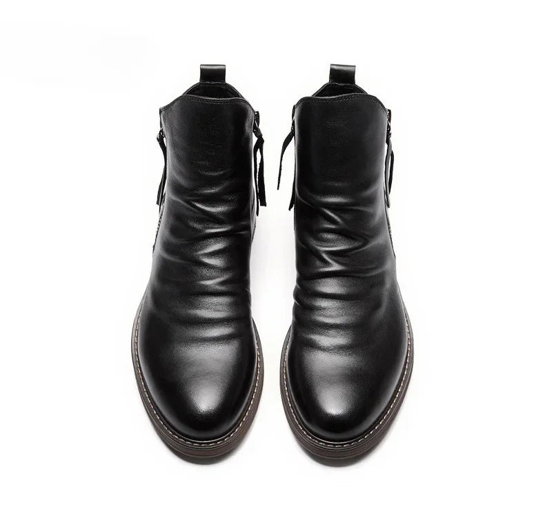 Paulo - Bottes Chelsea en Cuir