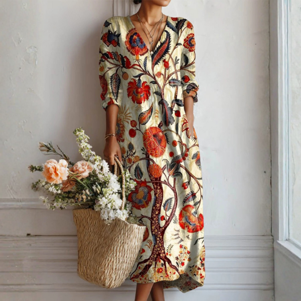 Ana - Robe Florale Bohémienne