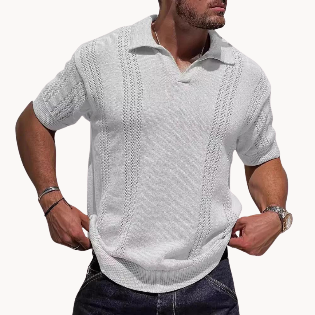 Polo en Maille - Contrôle de l'Humidité
