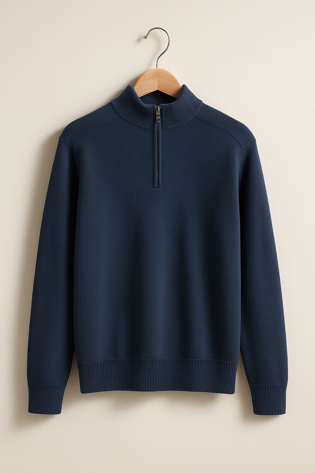 Pull en Maille - Demi-Zip