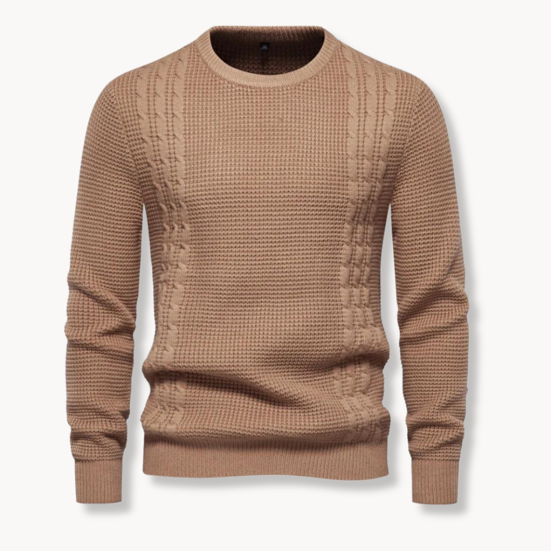 João - Pull Tricot Patchwork