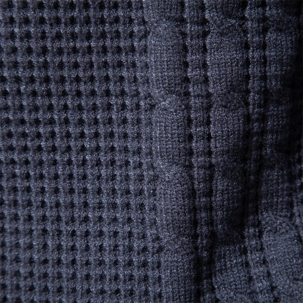João - Pull Tricot Patchwork