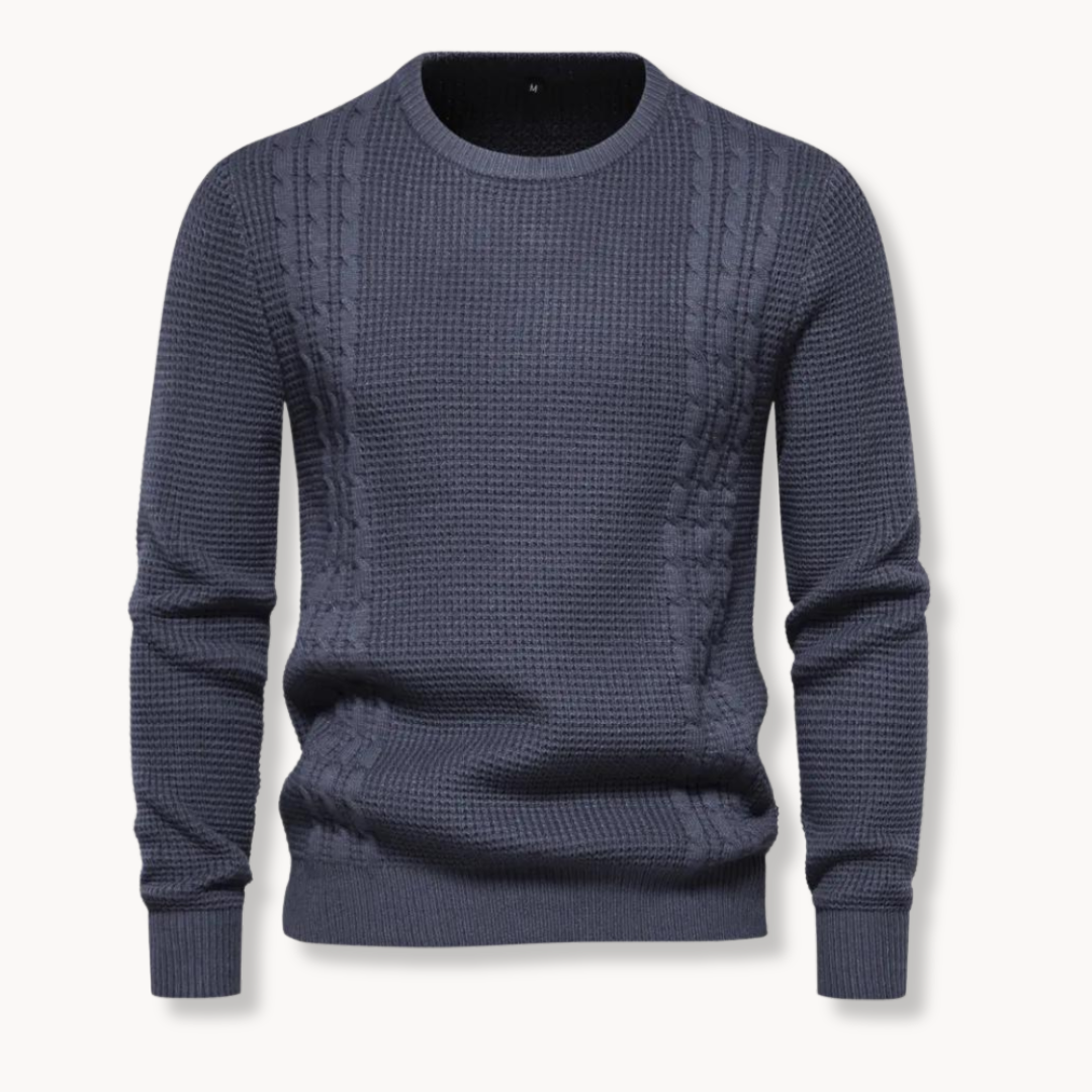 João - Pull Tricot Patchwork