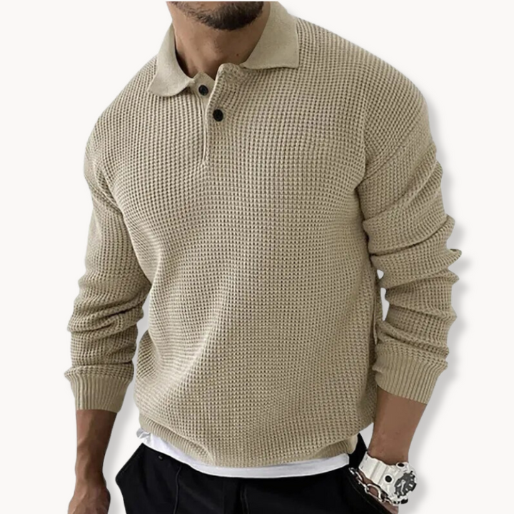 Miguel - Pull Polo Tricoté