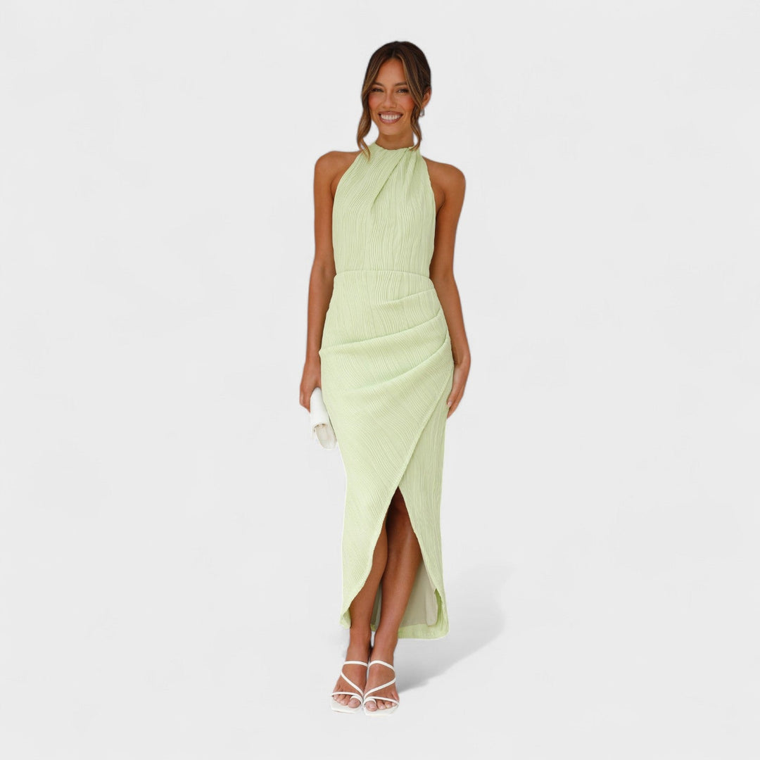 Camila - Robe longue plissée