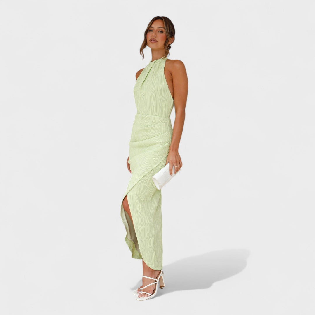 Camila - Robe longue plissée