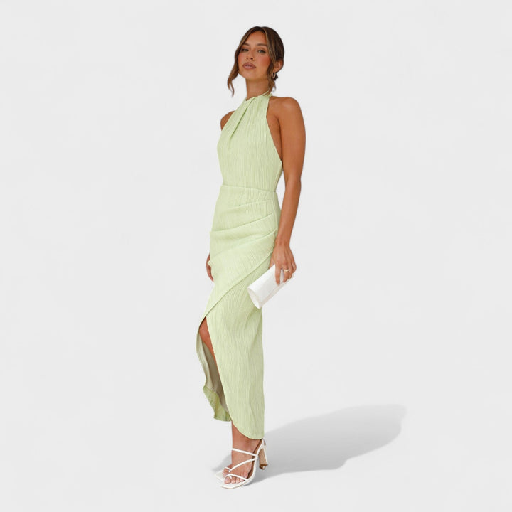 Camila - Robe longue avec plis