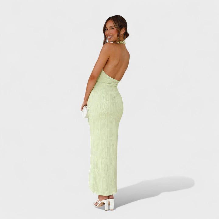 Camila - Robe longue plissée