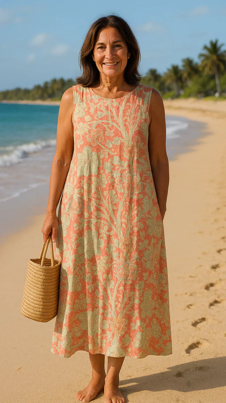 Elis - Robe florale vintage