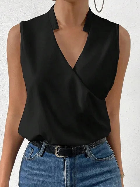 Salete - Top doux avec décolleté en V