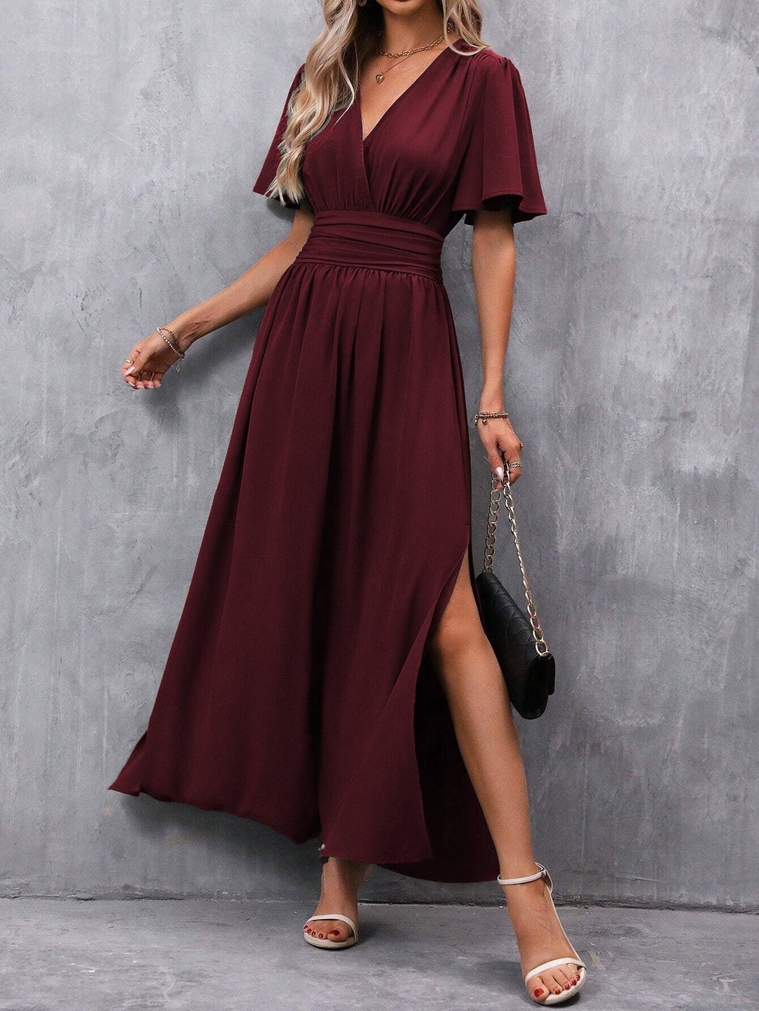 Eterna - Robe Maxi Élégante Noire