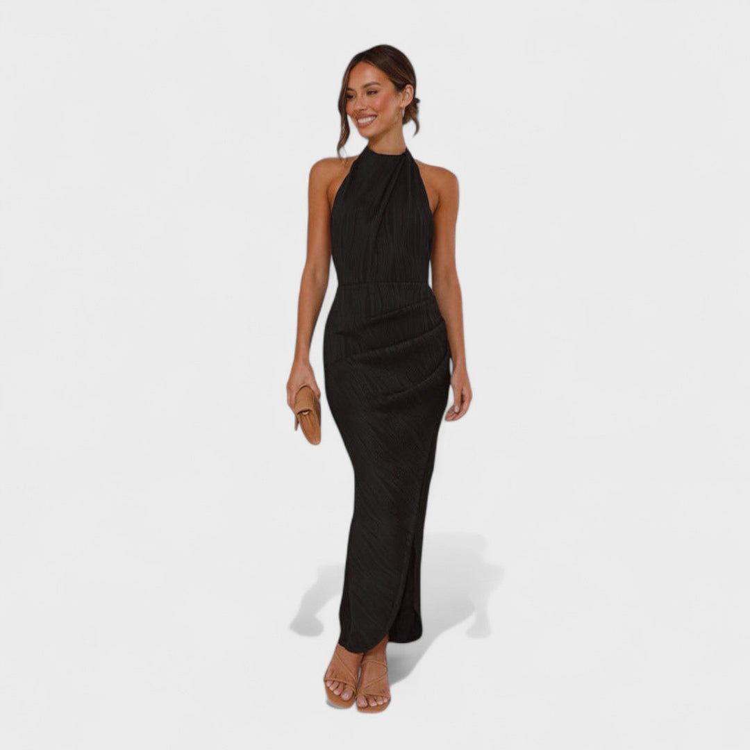 Camila - Robe longue plissée