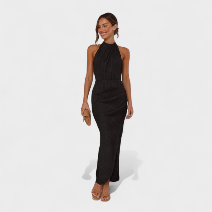 Camila - Robe longue avec plis