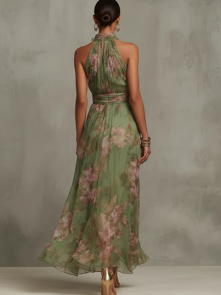 Ana - Robe maxi plissée